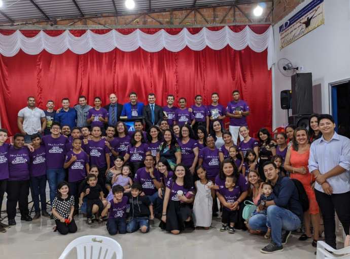 Aniversário de 2 anos da Igreja Assembleia de Deus Ministério Rio Branco em Capixaba tem a presença do Deputado Sgt.Cadmiel