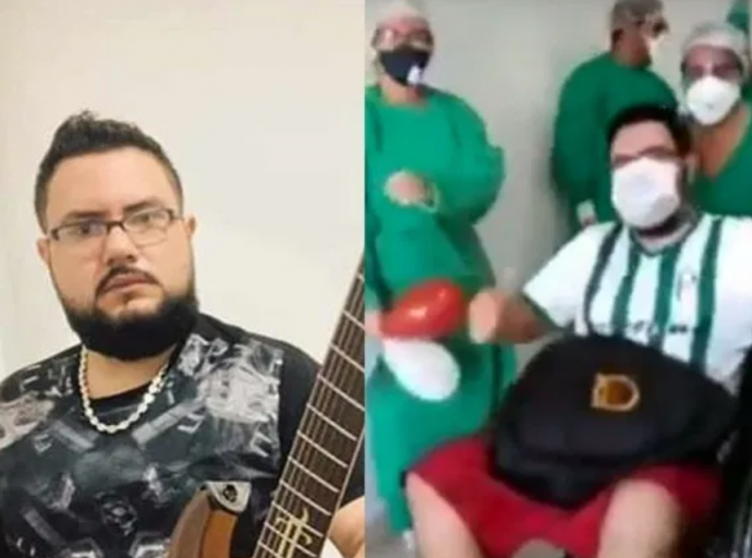 Músico acreano Denis Gurgel recebe alta após 24 dias internado com coronavírus em Rio Branco