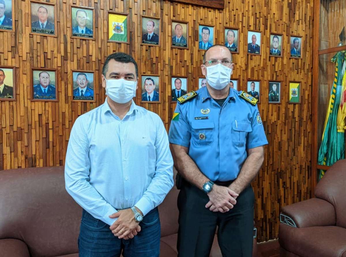 Em reunião com Comandante Geral da PM, Cadmiel pede companhia independente da Polícia Militar para Feijó