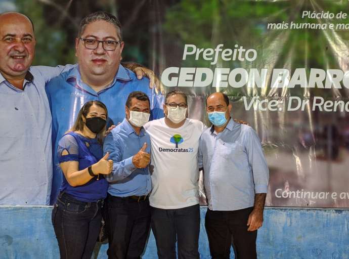Deputado Sargento Cadmiel reforça campanha do PSDB em Plácido de Castro