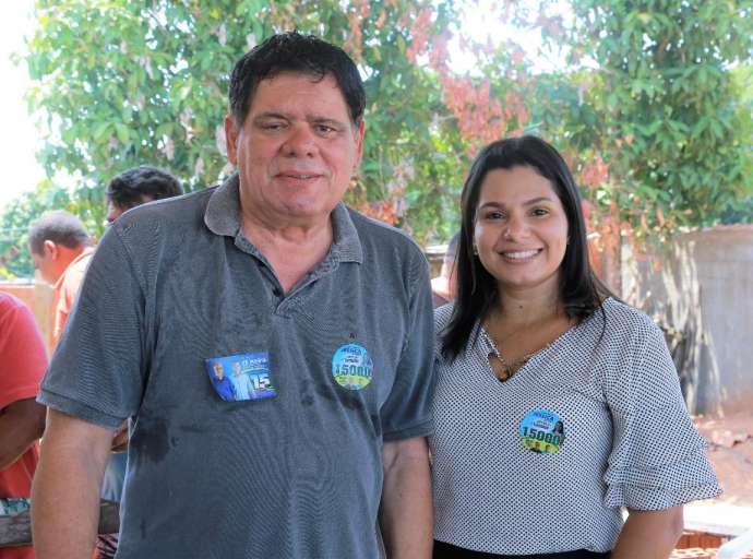 Jéssica Souza convida o deputado federal Flaviano Melo para visita de cortesia á Vila do Incra