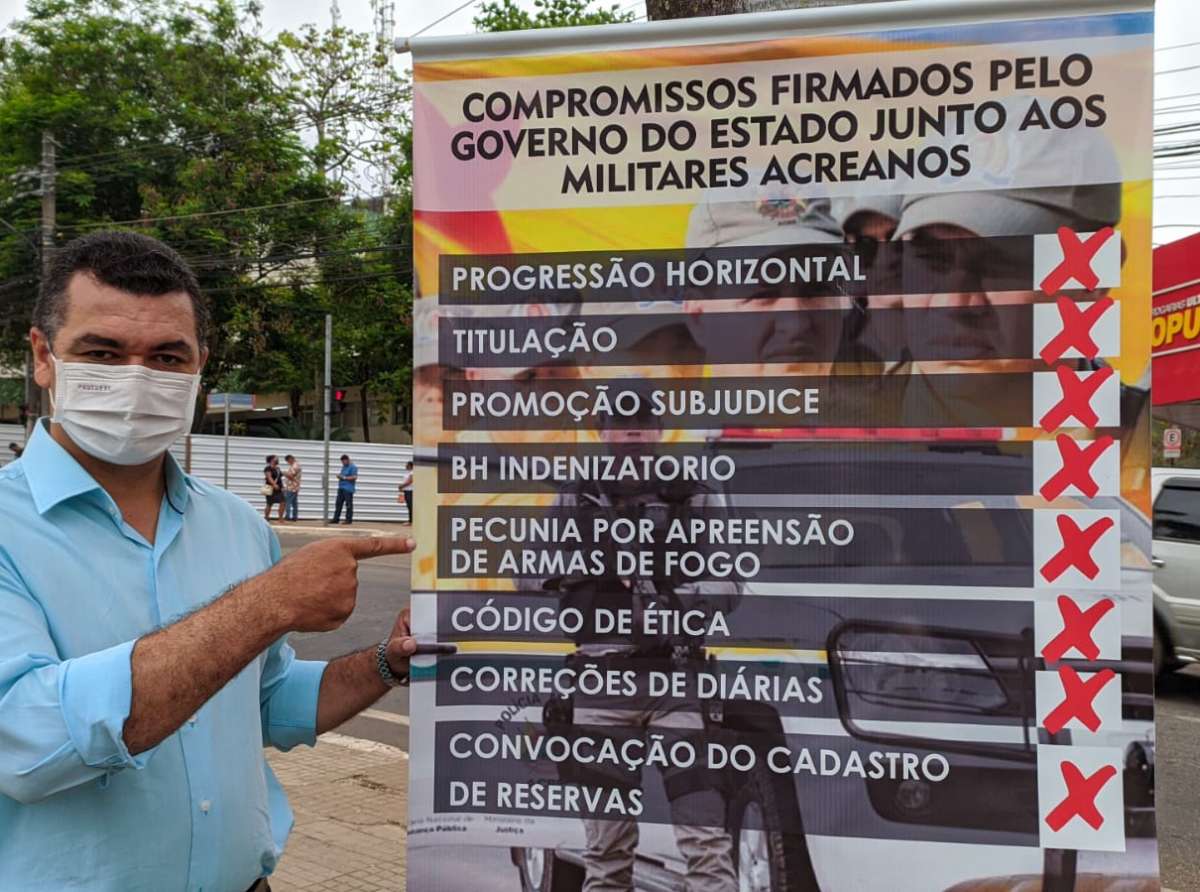 Cadmiel cobra promessa do Governo de 'alinhamento' da PM com PC: 'pagamento de titulação dos militares é o primeiro passo'