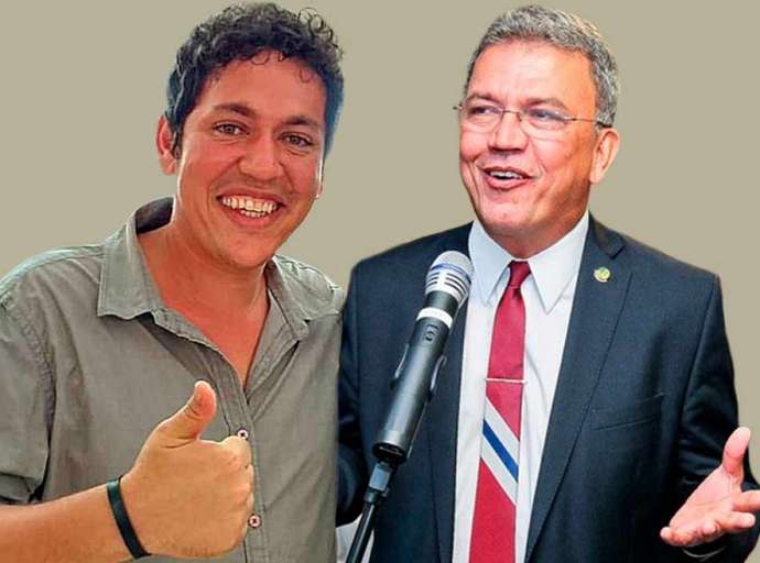 Petecão recebeu Cesário do PT na chácara Boi Cagão neste sábado; "Falamos sobre política", confirma petista