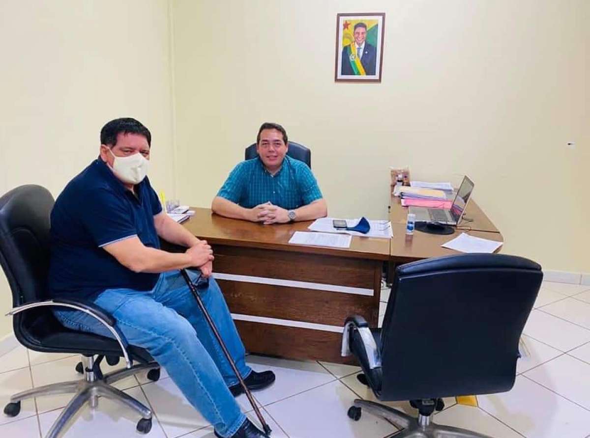Flaviano Melo visita novo secretário  de Produção e Agronegócio do Acre