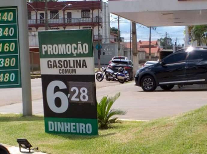 Gasolina chega a R$ 6,28 em posto de Rio Branco