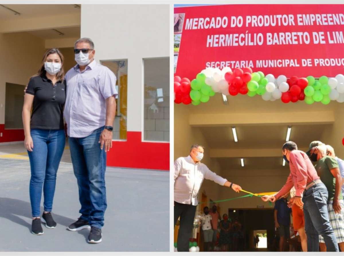 Mancio Lima inaugura Mercado Municipal de R$ 1 Milhão com emenda de Jéssica Sales