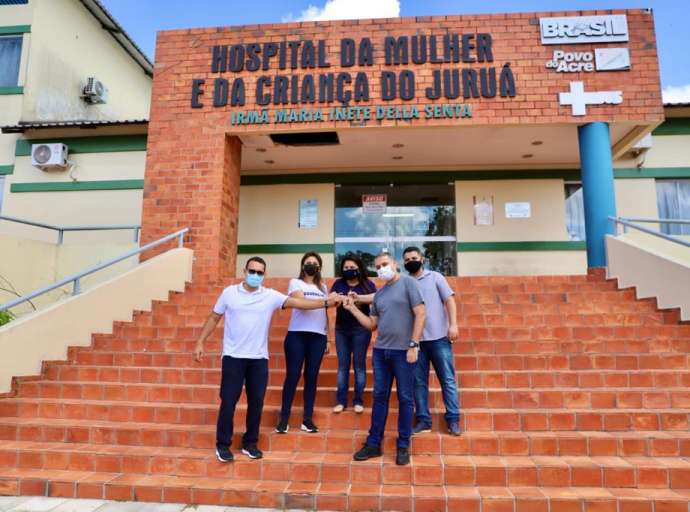 Jéssica Sales visita e anuncia R$ 1,5 milhão para Maternidade de Cruzeiro do Sul