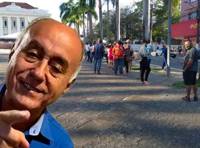Erro da Prefeitura de Rio Branco leva público de 40 a 44 anos para vacinação no Palácio
