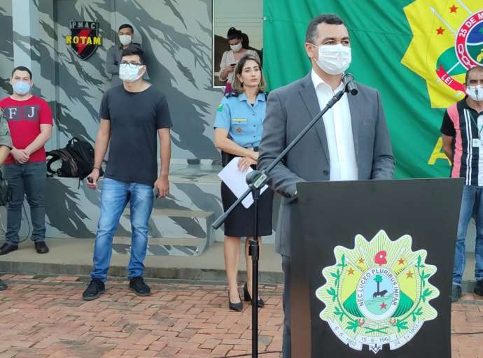 Em solenidade de encerramento de curso com militares, Cadmiel pede ao Governador que Curso de Habilitação de Oficiais Administrativos continue em EAD