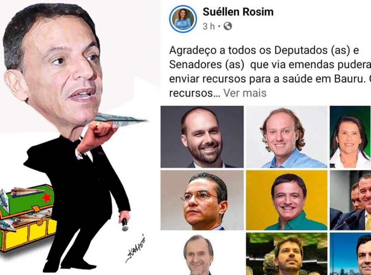 Márcio Bittar envia R$ 300 mil para prefeitura de Bauru, em São Paulo