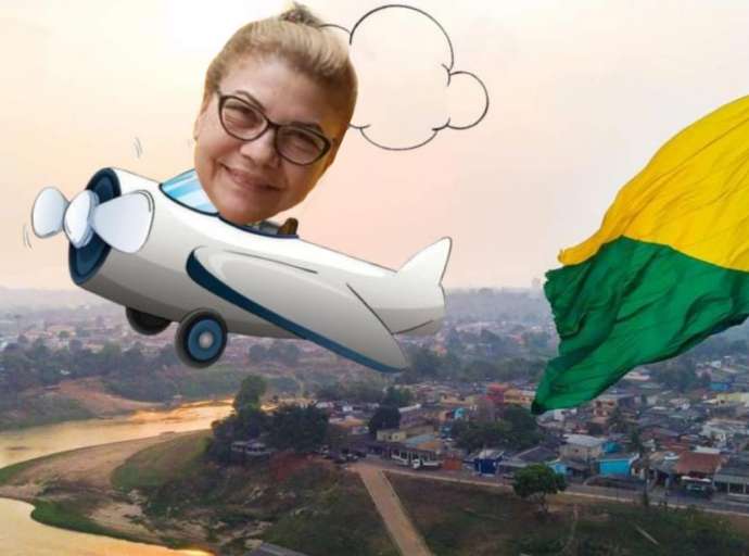 Levando assessor, Lene Petecão embarca para Bahia e receberá R$ 4,2 mil em diárias