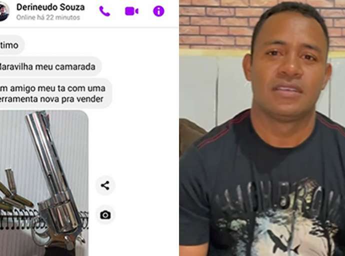 PM conhecido por ações sociais denuncia perfil fake em seu nome que vende armas de fogo
