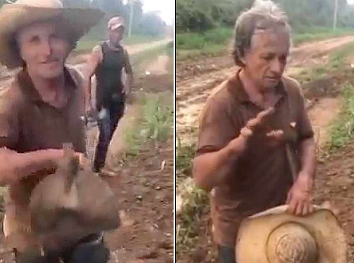 Produtor rural da Transacreana tenta recuperar ramal na enxada e lembra: ‘desde o mês de abril que estamos implorando, pedindo de joelhos’