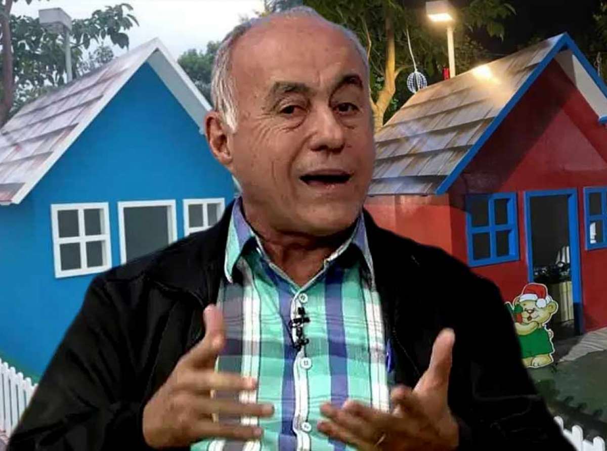 Bocalom se irrita com pergunta sobre pinta-pinta na Casinha do Papai Noel e diz que “projeto original era azul”