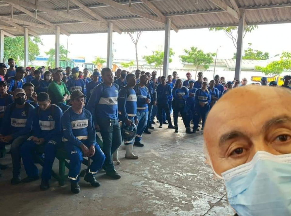 115 NOVOS TRABALHADORES VÃO REFORÇAR OS TRABALHOS DE LIMPEZA DE RIO BRANCO