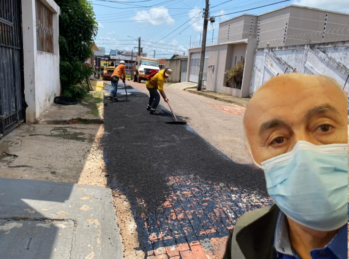 Bocalom manda recuperar ruas do Conjunto Tangará, na Estação Experimental