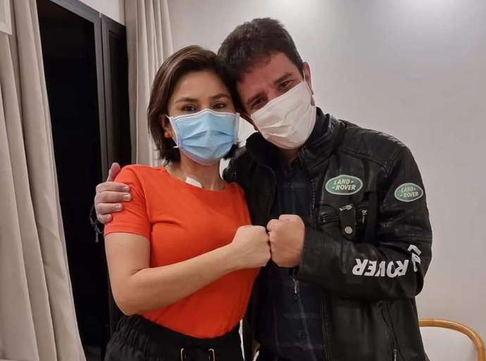 "Seguiremos firmes, unidos e fortes" diz Jéssica, ao receber visita do governador Gladson Cameli 