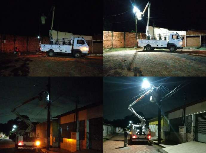 Secretaria Municipal de Zeladoria de Rio Branco reforça os trabalhos de manutenção na iluminação pública de parques, quadras e praças da cidade