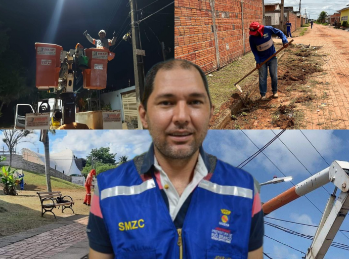 Secretaria Municipal de Zeladoria desenvolve ações para impactar 2022, com programas de limpeza geral e manutenção da iluminação pública em todas as regionais de Rio Branco
