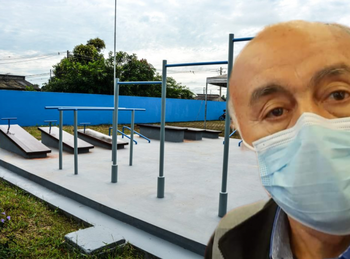 Bocalom entrega academia de saúde a moradores do bairro Boa Vista, região da Baixada da Sobral 