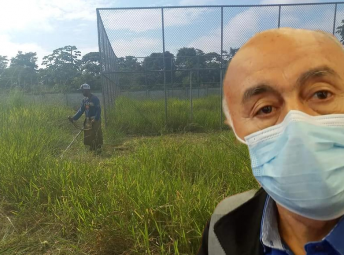 Bocalom manda e Secretaria Municipal de Cuidados com a Cidade faz mutirão de limpeza em praças públicas da capital