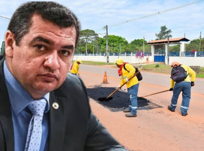 Deputado Cadmiel pede que Deracre realize operação tapa-buracos em trecho que liga Rio Branco a Senador Guiomard 