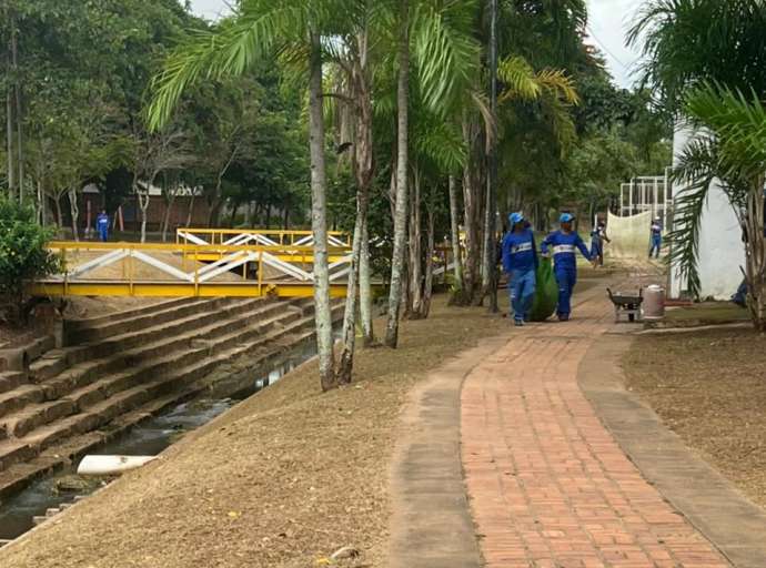 Secretaria Municipal de Cuidados com a Cidade reforça a limpeza geral e a manutenção da iluminação pública dos parques e áreas verdes da Capital