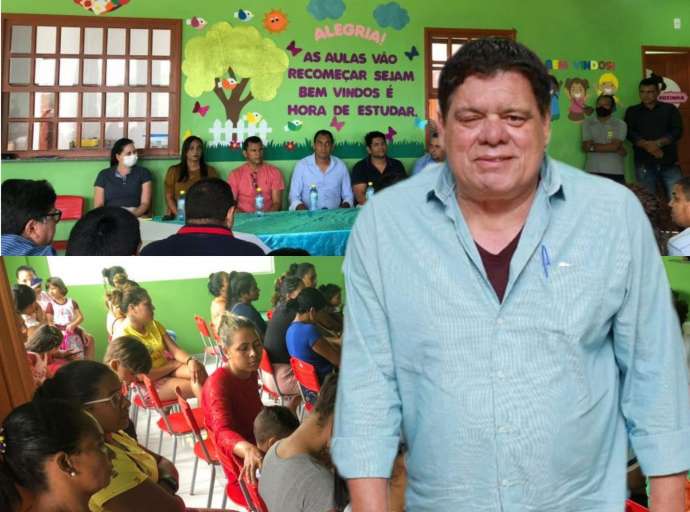 Marechal Thaumaturgo inaugura creche com emendas de Flaviano Melo