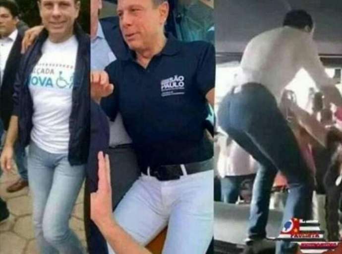 PSDB explora 'calça apertada' em propaganda de Doria