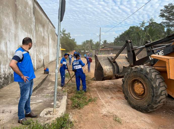 Secretaria Municipal de Cuidados com a Cidade realiza mutirão em bairros de Rio Branco 