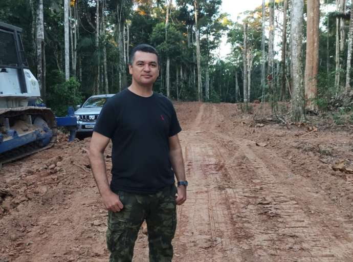 Cadmiel destaca avanços no ramal que ligará Feijó ao Envira, no Amazonas