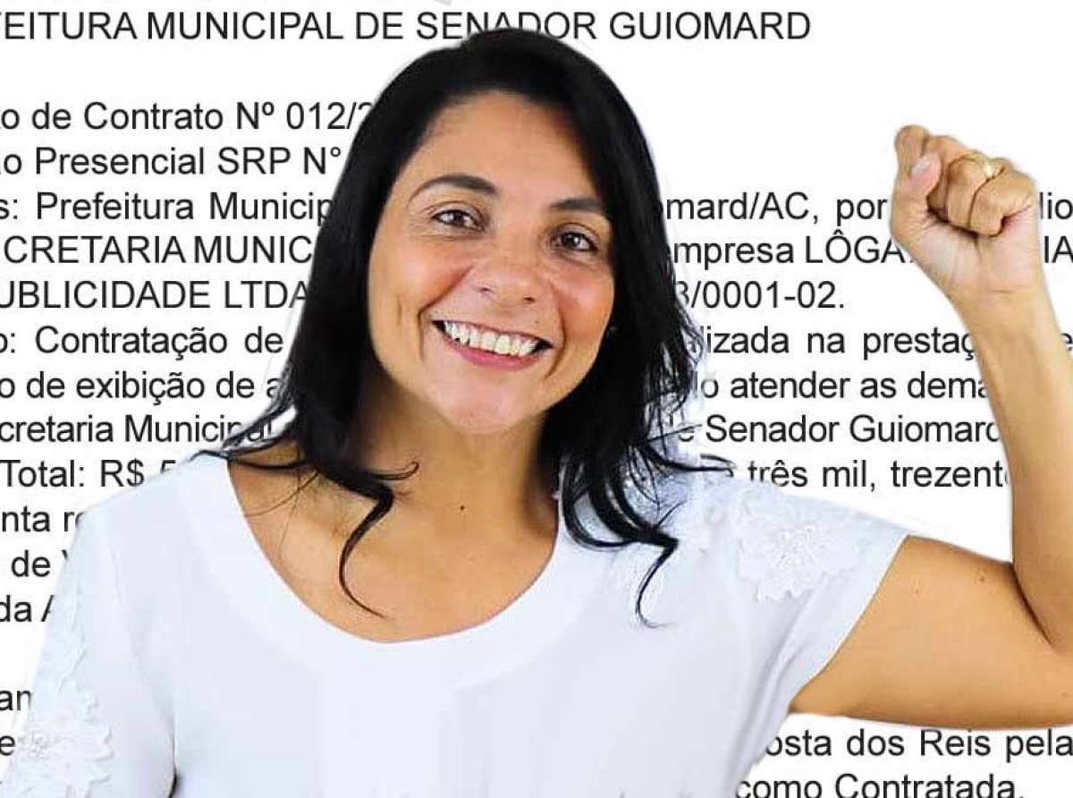 Rosana Gomes, a pior prefeita do Acre, contrata quase R$ 600 mil em outdoors com dinheiro da saúde