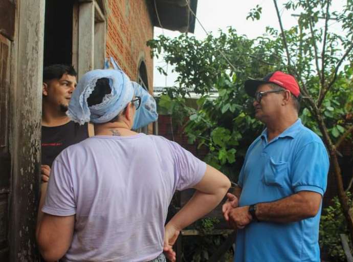 Tanízio Sá visita alagados que perderam tudo na enchente e afirma que vai indicar R$ 100 mil reais em emendas: "farei o que está em meu alcance para amenizar o sofrimento dessas pessoas"