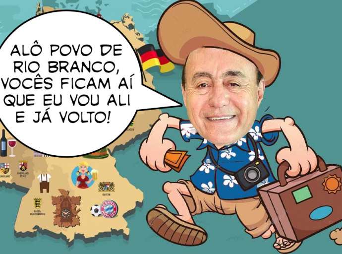 Bocalom viaja de novo para fora do Acre e Raimundo Neném assume interinamente a Prefeitura de Rio Branco