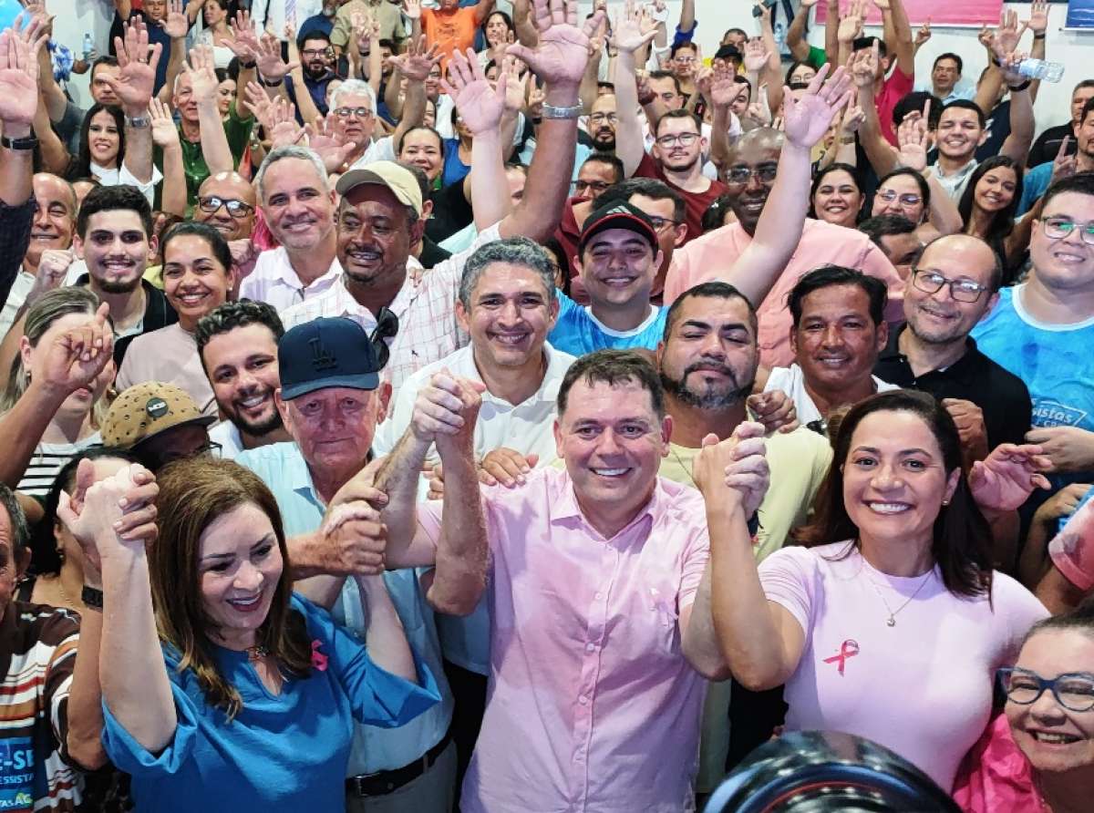 "Estamos todos juntos e vamos levar o Alysson à prefeitura de Rio Branco", diz Nicolau Júnior em evento do PP