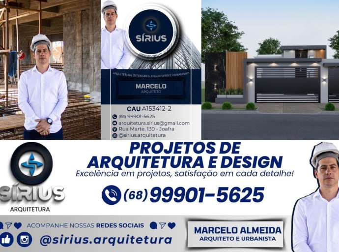 Sírius: Excelência Acreana em Arquitetura, Interiores, Engenharia e Paisagismo
